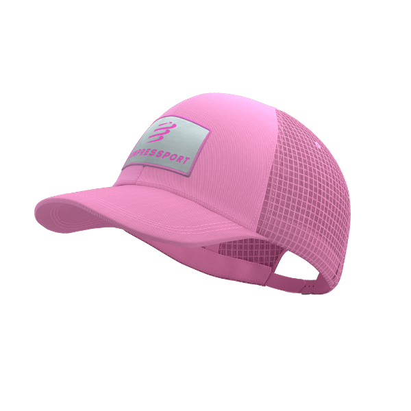 Mũ Chạy Bộ Compressport Trucker Cap 6P - Hồng (Begonia)