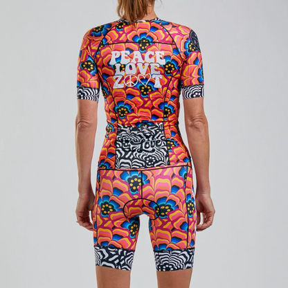 Áo Ba môn Nữ Zoot Custom Tri Aero Jersey - Tri Love