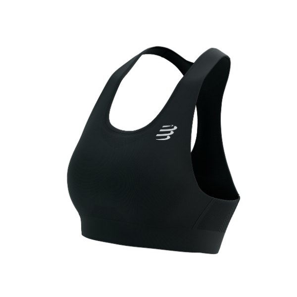 Áo Bra chạy bộ Nữ Compressport Feelfree Seamless Bra - Đen (Black)