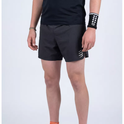Băng bảo vệ cổ tay Compressport Unisex's Sweatbands 3D.Dots - Đen (Black)