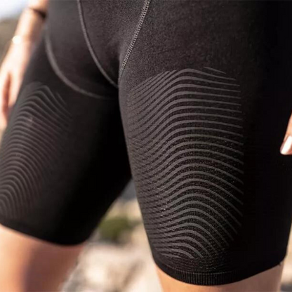 Quần chạy Trail Nữ Compressport Trail Under Control Short - Đen (Black)