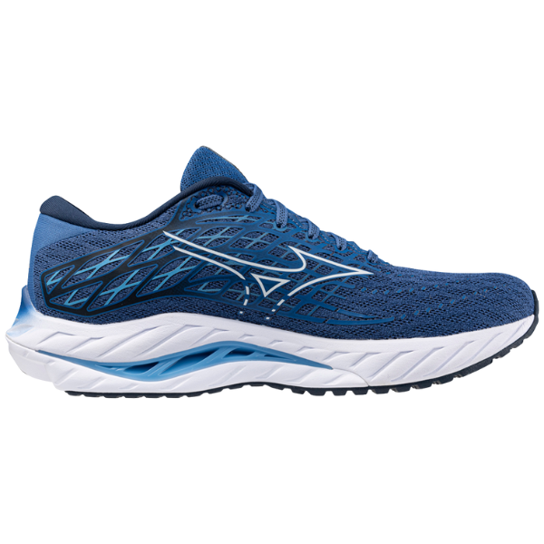Giày chạy bộ Nam Mizuno Wave Inspire 20 2E - Xanh (Federal Blue/White/Alaskan Blue)