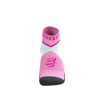 Tất chạy Trail Compressport Ultra Trail Low Socks - Hồng (Begonia/Neon Pink)