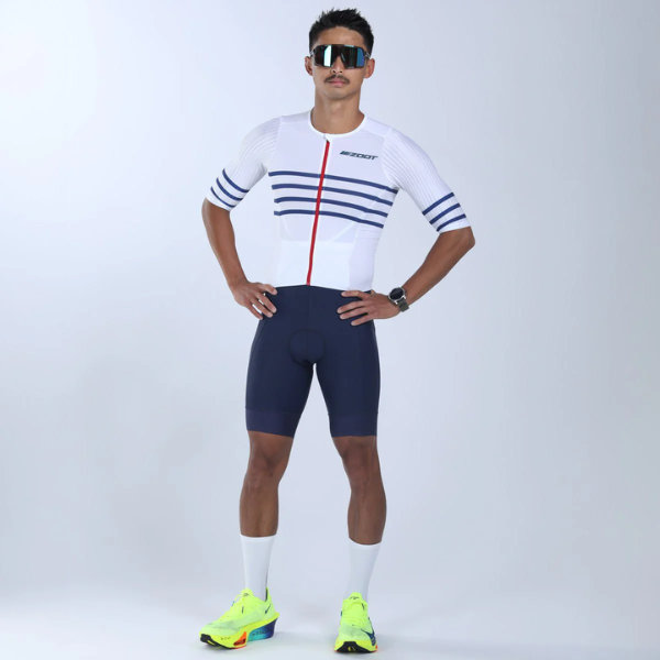 Bộ đồ 3 môn Zoot Men's Ultra Tri P1 Racesuit - Allez Stripes