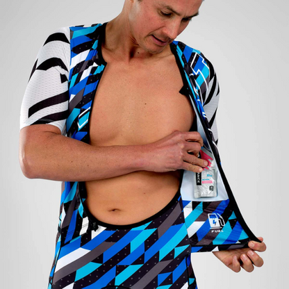 Đồ Ba môn Nam Zoot Tri Fullzip Racesuit - Xanh biển (Unbreakable)