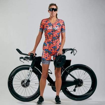 Áo Ba môn Nữ Zoot Custom Tri Aero Jersey - Tri Love