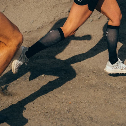 Băng Bảo Vệ Bắp Chân Compressport Calf Sleeves R2 3.0 (phiên bản Eat My Dust!) - Dark Full Gray