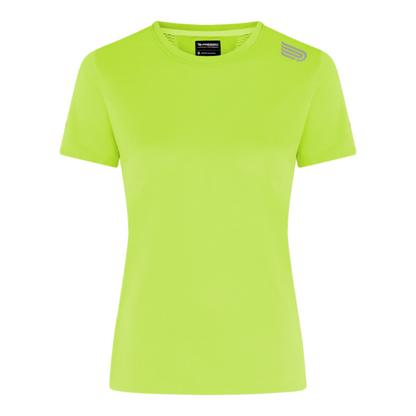 Áo chạy bộ Nữ Pressio Elite S/S Top - Xanh Neon (Volt)