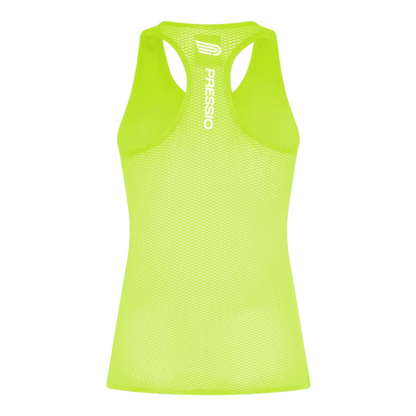 Áo chạy bộ Nữ Pressio Elite Singlet - Xanh Neon (Volt)