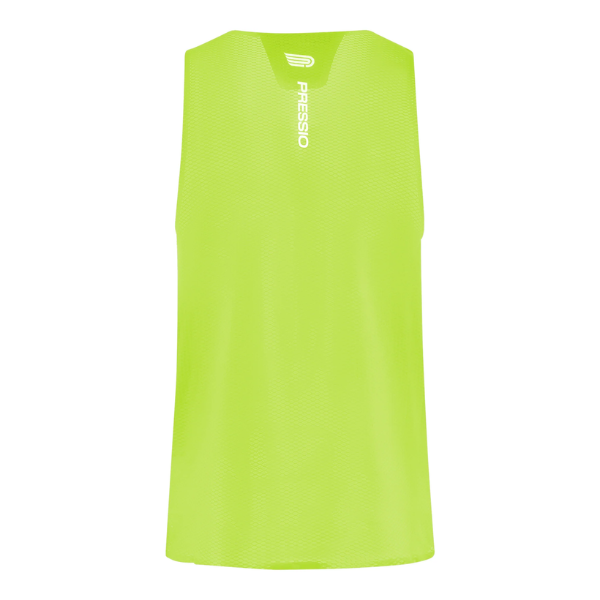 Áo chạy bộ Nam Pressio Elite Singlet - Xanh Neon (Volt)