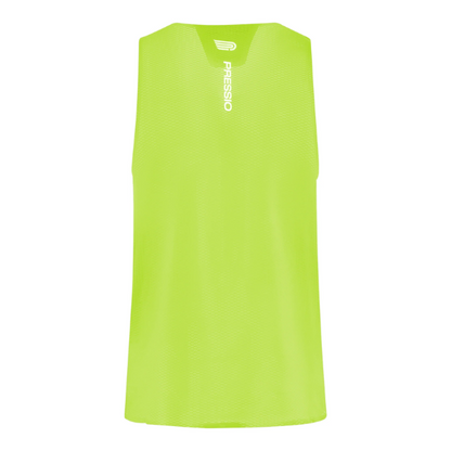 Áo chạy bộ Nam Pressio Elite Singlet - Xanh Neon (Volt)
