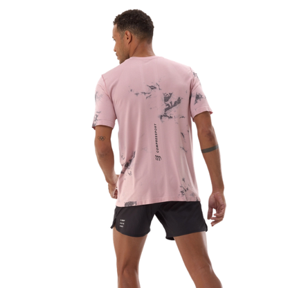 Áo Chạy Bộ Nam Compressport Performance SS Tshirt  (phiên bản Eat My Dust) - Zephyr Tie Dye