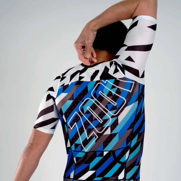 Đồ Ba môn Nam Zoot Tri Fullzip Racesuit - Xanh biển (Unbreakable)