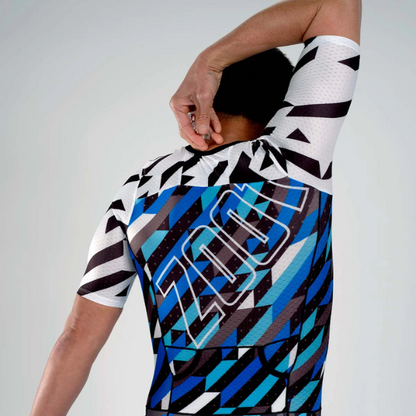 Đồ Ba môn Nam Zoot Tri Fullzip Racesuit - Xanh biển (Unbreakable)