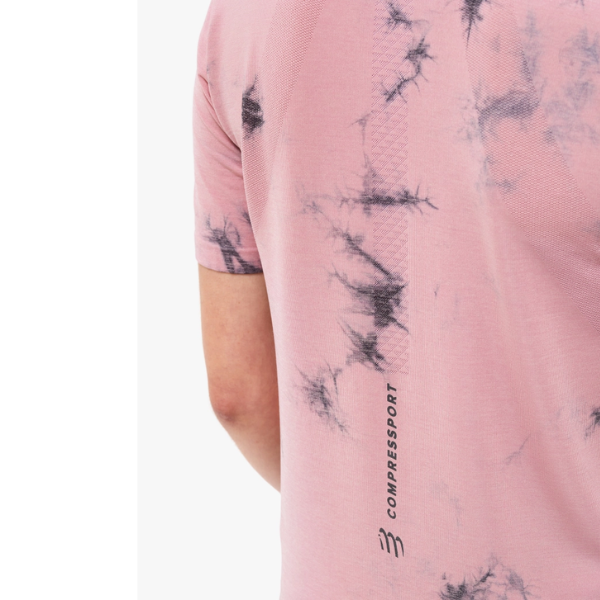 Áo Chạy Bộ Nữ Compressport Performance SS Tshirt (phiên bản Eat My Dust) - Zephyr Tie Dye