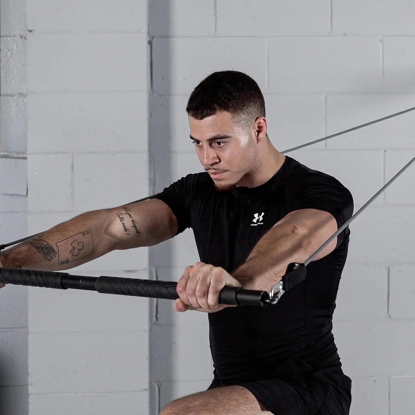 Thanh tập kháng lực TRNR Strength X Resistance Bar - Đen (Black)