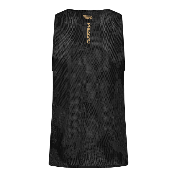 Áo chạy bộ Nữ Pressio Elite Singlet - Đen Camo (Black Camo)