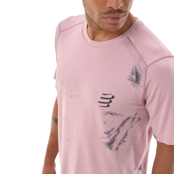 Áo Chạy Bộ Nam Compressport Performance SS Tshirt  (phiên bản Eat My Dust) - Zephyr Tie Dye