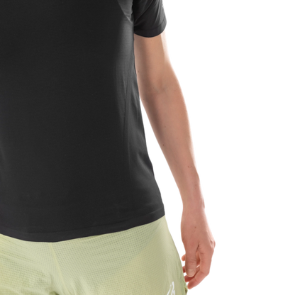 Áo Chạy Trail Nữ Compressport Trail Racing SS Tshirt - Đen (Black)