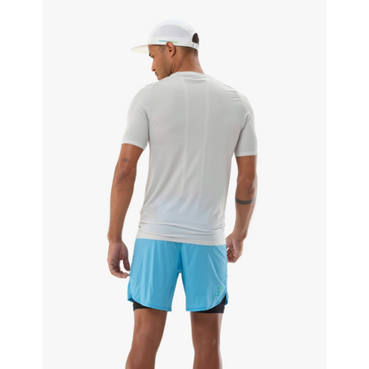 Áo Chạy Trail Nam Compressport Trail Racing SS Tshirt - Xám Gray/Violet