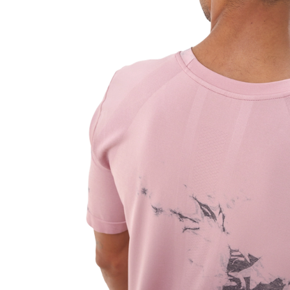 Áo Chạy Bộ Nam Compressport Performance SS Tshirt  (phiên bản Eat My Dust) - Zephyr Tie Dye