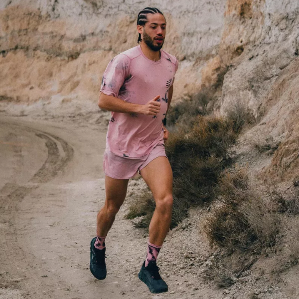 Áo Chạy Bộ Nam Compressport Performance SS Tshirt  (phiên bản Eat My Dust) - Zephyr Tie Dye