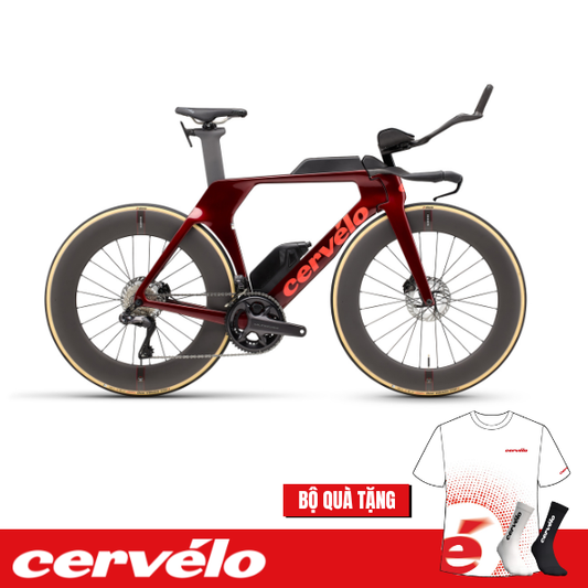 Xe đạp Cervélo P5 - Đỏ (Red Hot)