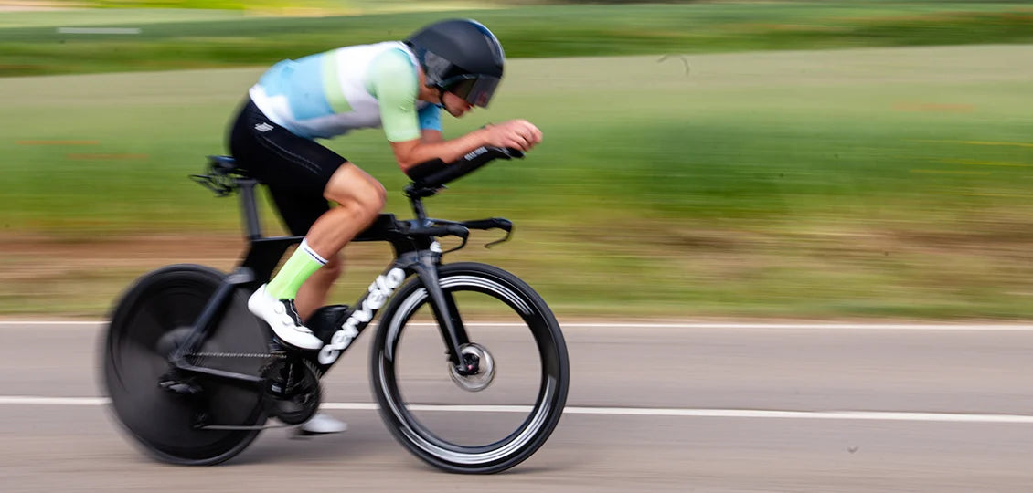 Đồ Ba Môn Nam Compressport Stream SS Trisuit - Trắng/Xanh (White/Blue Green)