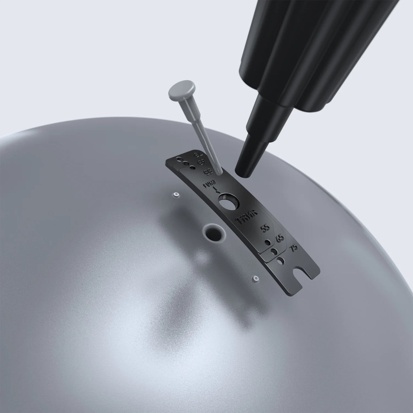 Bóng tập thể thao TRNR Gym Ball 65cm - Bạc (Silver)