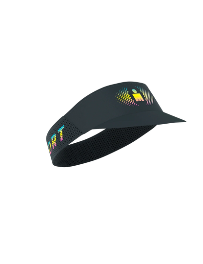 Mũ Chạy Bộ Compressport Pro Racing Visor IRONMAN 2026 - Đen