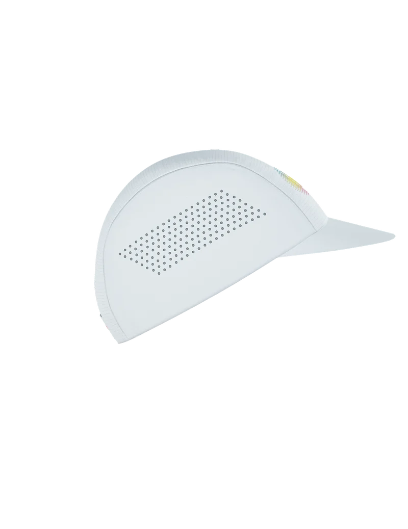 Mũ Chạy Bộ Compressport Pro Racing Cap IRONMAN 2026 - Trắng