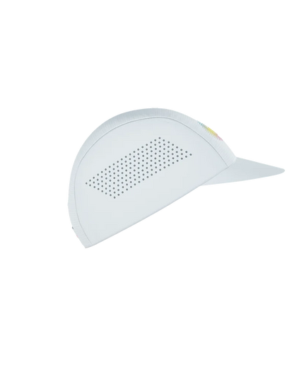 Mũ Chạy Bộ Compressport Pro Racing Cap IRONMAN 2026 - Trắng