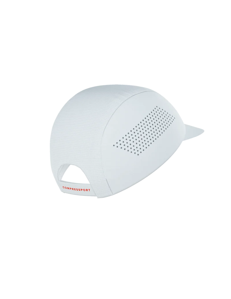 Mũ Chạy Bộ Compressport Pro Racing Cap IRONMAN 2026 - Trắng