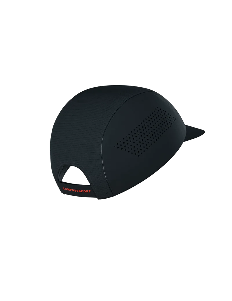 Mũ Chạy Bộ Compressport Pro Racing Cap IRONMAN 2026 - Đen