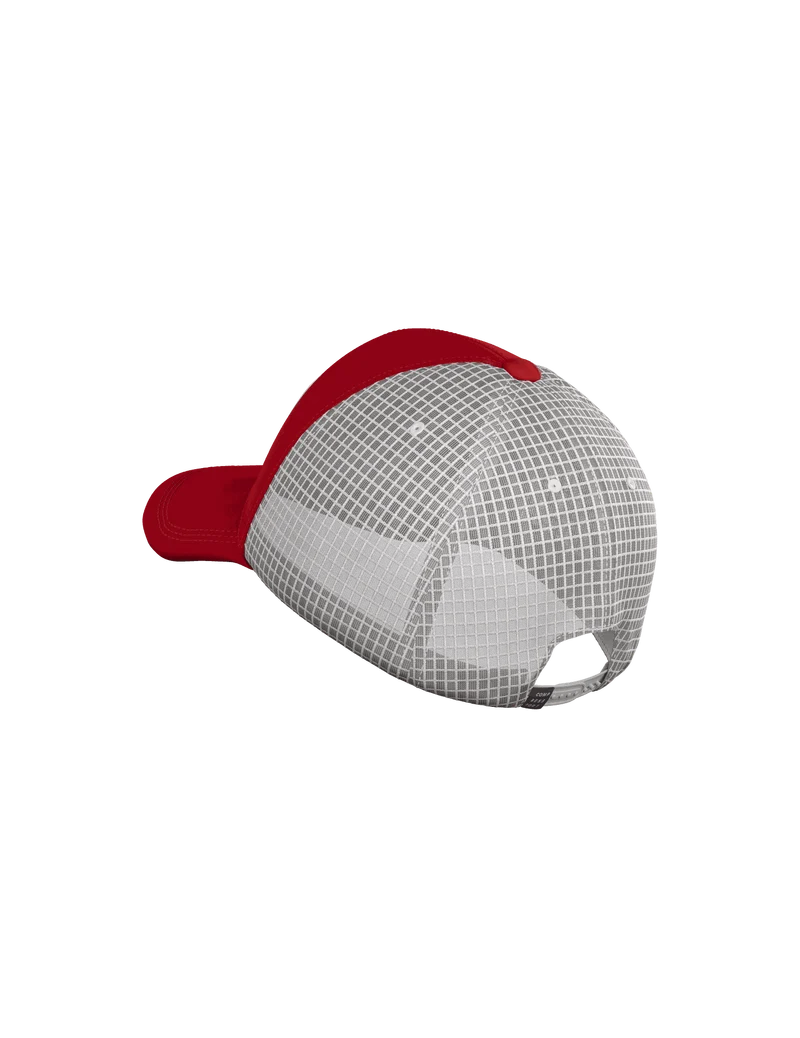 Mũ Chạy Bộ Compressport Trucker Cap 6P - Đỏ Pompeian