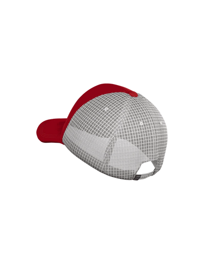 Mũ Chạy Bộ Compressport Trucker Cap 6P - Đỏ Pompeian