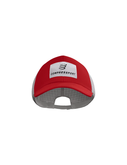 Mũ Chạy Bộ Compressport Trucker Cap 6P - Đỏ Pompeian