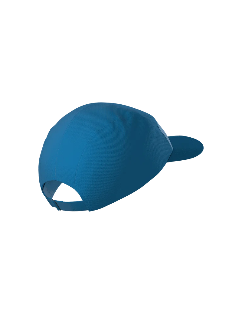 Mũ Chạy Bộ Compressport 5 Panel Light Cap - Xanh Saphire
