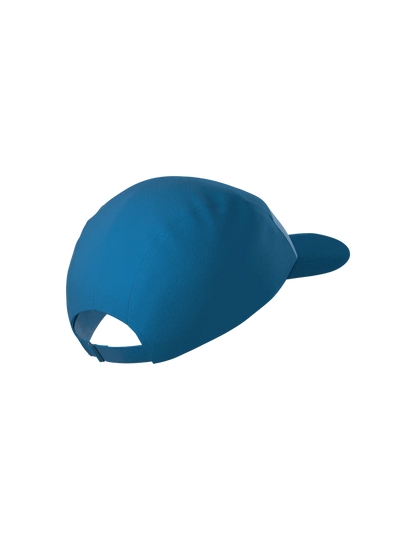 Mũ Chạy Bộ Compressport 5 Panel Light Cap - Xanh Saphire