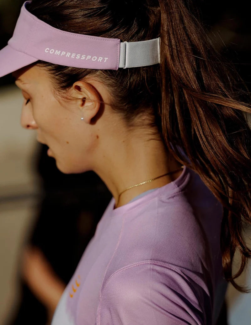 Mũ chạy bộ Compressport Visor Ultralight - Tím Orchid