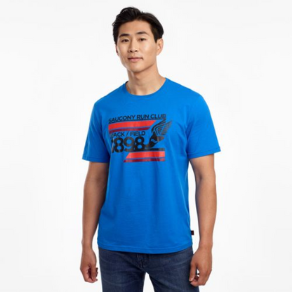 Áo chạy bộ Nam Saucony Rested - Xanh (Directoire Blue)