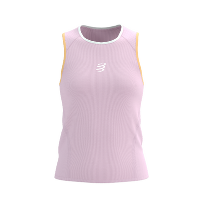 Áo chạy Trail Nữ Compressport Trail Racing Tank - Hồng/Cam (Roseate)