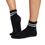 Vớ Toesox Grip Full Toe Melody - Silver Stripe