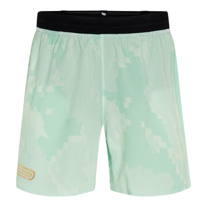 Quần chạy bộ Nam Pressio Run Elite 4.5’ Short - Xanh Mint (Mint Camo)