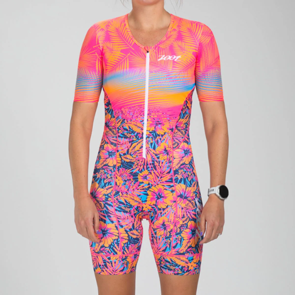 Đồ Ba môn Nữ Zoot Women's Tri Aero FZ Racesuit - Club Aloha