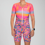 Bộ áo liền quần Ba môn Nữ Zoot Women's Tri Aero FZ Racesuit - Club Aloha