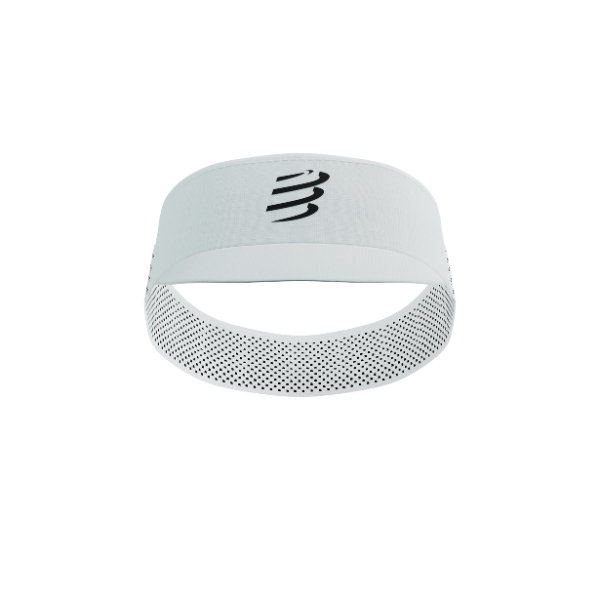 Mũ chạy bộ Compressport Pro Racing Visor - Trắng (White)