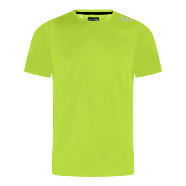 Áo chạy bộ Nam Pressio Elite S/S Top - Xanh Neon (Volt)