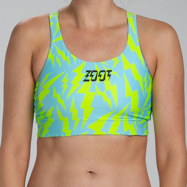 Zoot Women's Swim Full Coverage Bikini Top - Electric