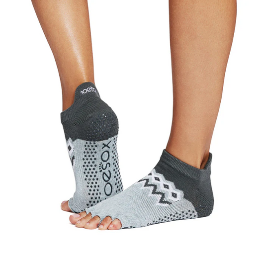 Vớ Toesox Grip Half Toe Low Rise - Peaks